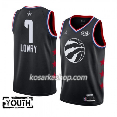 Dres Toronto Raptors Kyle Lowry 7 2019 All-Star Jordan Brand Crna Swingman - Dječji